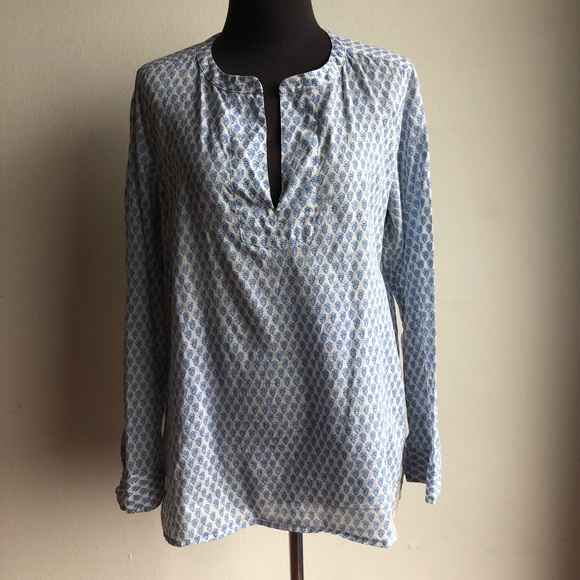 J. Crew Tops - J. Crew sz 8 floral print boho blouse